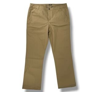 Carhartt Rugged Flex Loose Fit Canvas Work Pants Womens Sz 16 BN3109-W Khaki